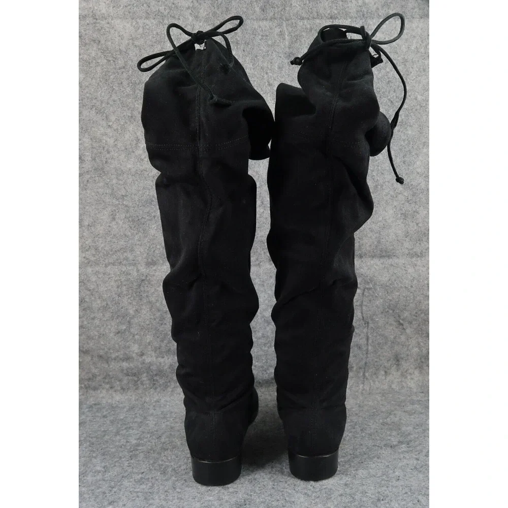 Steve Madden Shoes Womens 6.5 Boots Fashion Over The Knee Thigh High Tie Classic